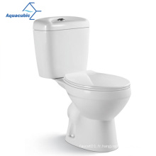Nouveau design aquacubic Système de lutte double siphonique toilettes en céramique WC en céramique